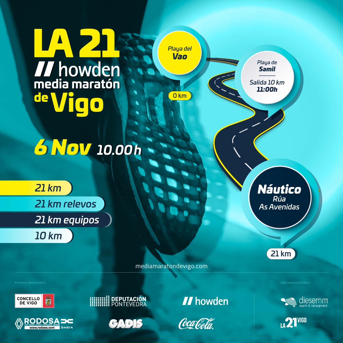 La 21 media maratón de Vigo