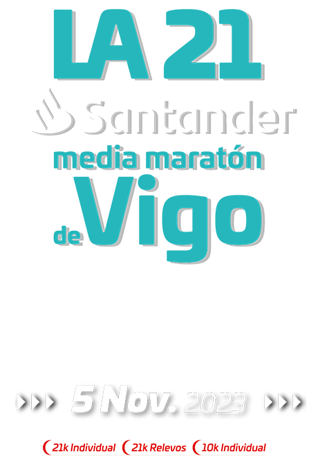 Logotipo La 21 Santander - Media Maratón de Vigo